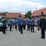 Einmarschprobe der Showband